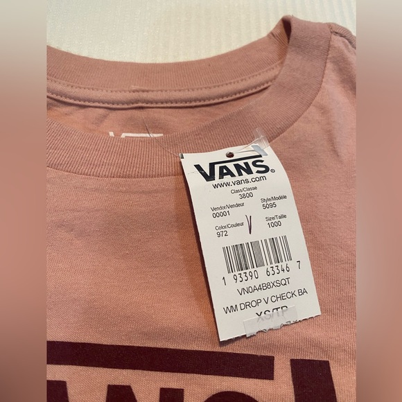 Vans Drop V Check Short Sleeve Tee T-Shirt - Picture 6 of 6